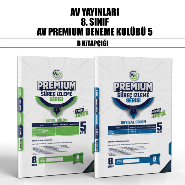 AV 08.SINIF PREMIUM DENEME KLB SAY/SÖZ 5-B -25-26